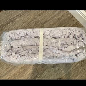 Pottery Barn Baby Lavender Ruffle Crib Bumperskirt